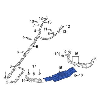 Ram OE - Center Floor Pan Heat Shield