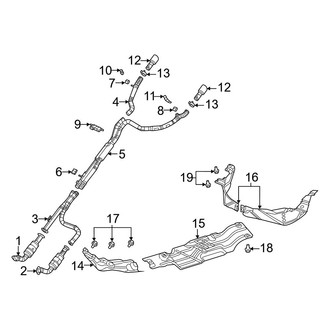 Ram OE - Exhaust System - Exhaust Components (6.2L)