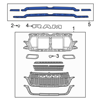 Ram OE - Front Lower Grille Molding