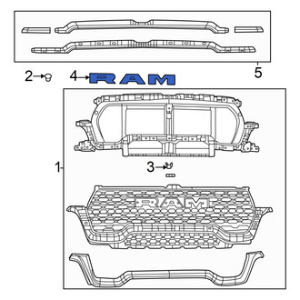 Ram OE - Front Grille Emblem