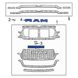 Ram OE - Front Grille Emblem