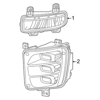 Ram OE - Front Lamps - Fog Lamps