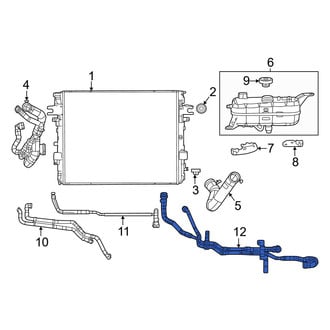 Ram OE - HVAC Heater Hose