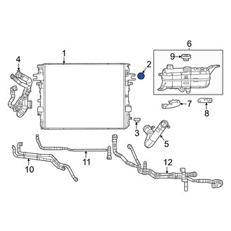 Ram OE - Upper Radiator Insulator