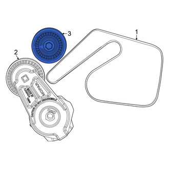 Ram OE - Accessory Drive Belt Idler Pulley