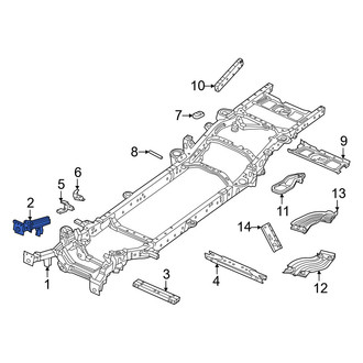 Ram OE - Front Left Frame Rail End