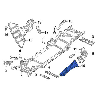 Ram OE - Rear Powertrain Skid Plate