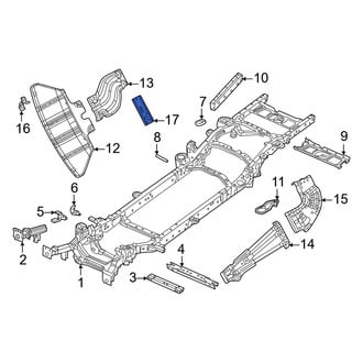 Ram OE - Front Right Powertrain Skid Plate Bracket