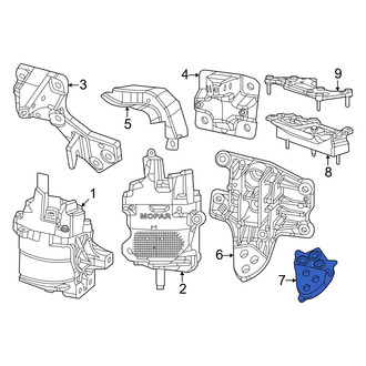 Ram OE - Left Engine Mount Support Bracket