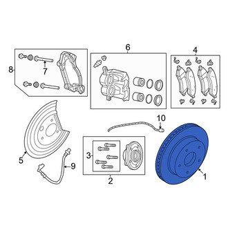 Ram OE - Rear Disc Brake Rotor