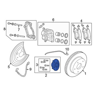 Ram OE - Front Wheel Bearing and Hub Assembly
