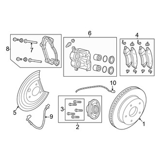 Ram OE - Front Suspension - Brake Components (RWD)