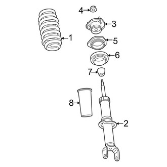 Ram OE - Front Suspension - Shocks & Components (RWD)
