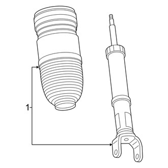 Ram OE - Front Suspension - Shocks & Components (With Air Suspension), (Limited / Limited Longhorn / Tungsten)