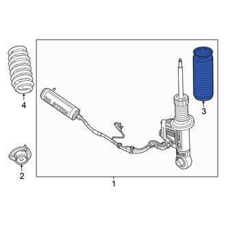 Ram OE - Front Suspension Shock Absorber Bellows