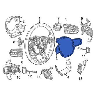 Ram OE - Lower Steering Wheel Trim