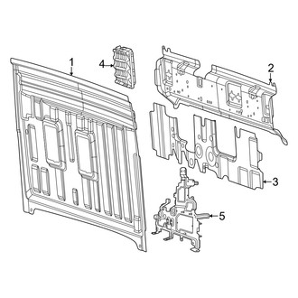 Ram OE - Cab - Back Panel (Quad Cab)