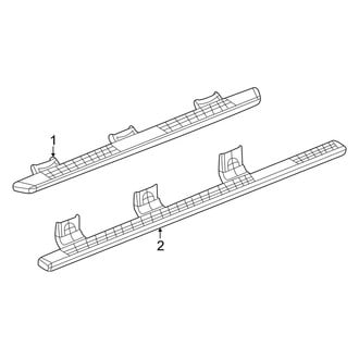 Ram OE - Cab - Running Board (W/O Power), (Big Horn / Laramie / Lone Star / Rebel / RHO / Special Service / Tradesman / Warlock Crew Cab)