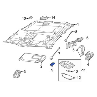 Ram OE - Navigation Microphone Bezel