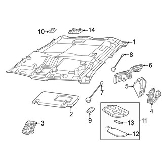 Ram OE - Cab - Interior Trim (Headliner & Components)
