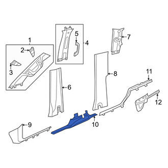 Ram OE - Rear Right Door Sill Plate