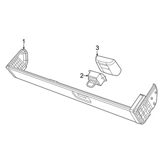 Ram OE - Cab - Interior Trim (Under Rear Seat Storage), (Big Horn / Laramie / Limited / Limited Longhorn / Lone Star / Rebel / RHO / Special Service / Tradesman / Tungsten / Warlock Crew Cab)