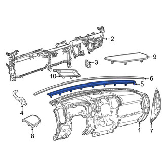 Ram OE - Dashboard Air Vent Trim