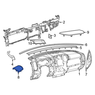 Ram OE - Front Right Speaker Cover