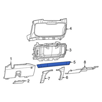 Ram OE - Left Instrument Panel Trim Panel