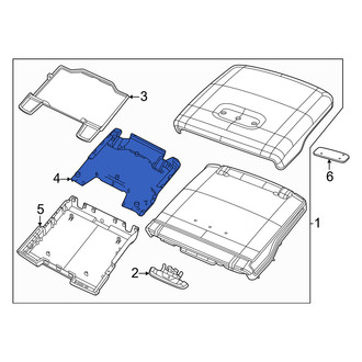 Ram OE - Rear Console Tray