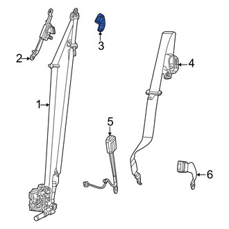 Ram OE - Front Seat Belt Height Adjuster Cover
