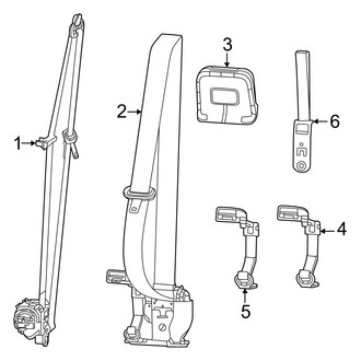 Ram OE - Restraint Systems - Rear Seat Belts