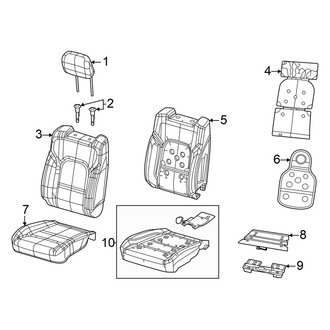 Ram OE - Seats & Tracks - Passenger Seat Components (Covers & Pads)