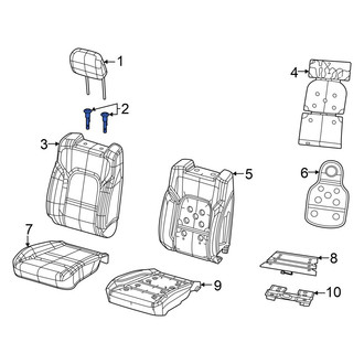 Ram OE - Front Left Headrest Guide