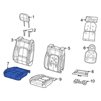 Ram OE - Front Center Seat Cover