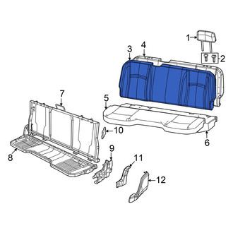 Ram OE - Rear Seat Back Cushion Cover