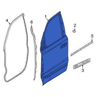 Ram OE - Front Left Door Shell