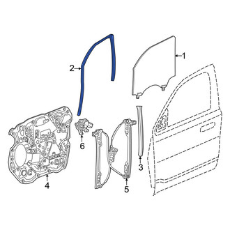 Ram OE - Front Left Window Channel