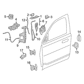 Ram OE - Front Door - Lock & Hardware