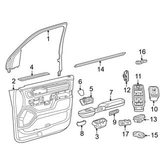Ram OE - Front Door - Interior Trim