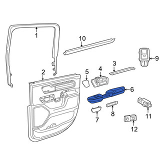 Ram OE - Front Left Door Armrest