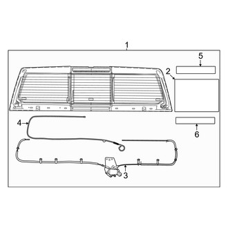 Ram OE - Back Glass - Glass (Sliding Glass)