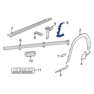 Ram OE - Rear Right Tail Light Bezel