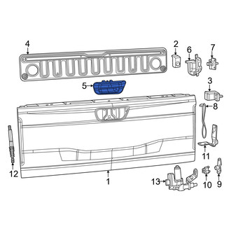 Ram OE - Rear Outer Tailgate Handle