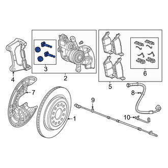 Ram OE - Rear Disc Brake Caliper Pin