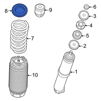 Ram OE - Front Suspension Shock Absorber Mount Insulator