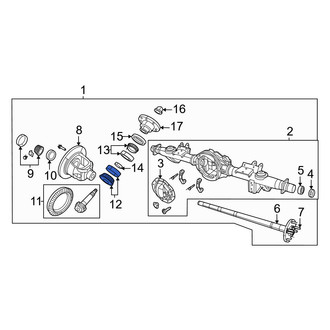 Ram OE - Rear Inner Differential Pinion Bearing
