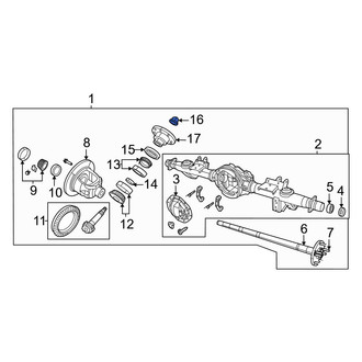 Ram OE - Differential Drive Pinion Nut