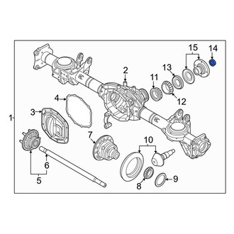 Ram OE - Differential Drive Pinion Nut