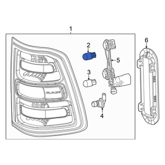 Ram OE - Rear Tail Light Bulb